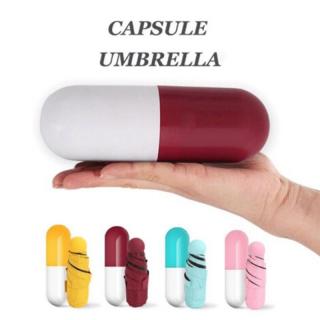 18cm Mini Rain Pocket Sun Small Umbrella Anti UV 5 Folding Windproof C_1